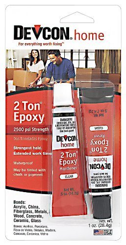 ITW Devcon 35345 S-35 2 Ton Two Part Epoxy Crystal, Clear 6 Pack by ITW Devcon