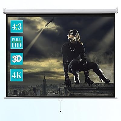 Celexon Ecran de projection manuel ivolum 240 x 240 cm, Ecran de projection Format 1:1, Ecran de projection Home Cinema, Ecran de projection pour videoprojecteur, Ecran de projection 3D, Ecran de projection manuel