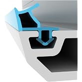 Contacall Pimapen Kapı Pencere Contası Pvc Doğrama Fitili 20 Metre Gri Pimapen, Fıratpen, Egepen, Winsa