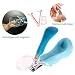 Anself 3pcs Baby Nail Clipper Set Cute Little Child Manicures Set Nail Clipper with Magnifier + Nail File + Round Head Scissors