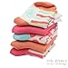 Little Grippers Coral Pink Baby Socks (12-24 Months) with Stay On Technology