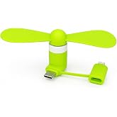 Vios Store Cep Boy Telefon Soğutucu Fan Sessiz &Ccedil;alışan Mini USB Pervane Android iOS Uyumlu
