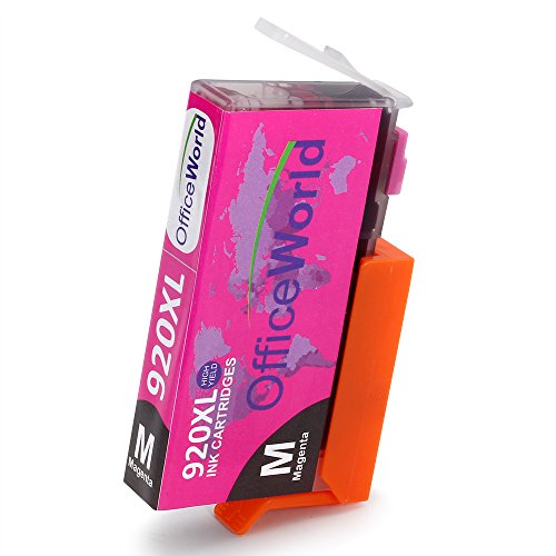OfficeWorld Kompatible Patronen Ersatz für 920XL Druckerpatronen Hohe Kapazität Kompatibel mit Officejet 6500 6000 7000 7500 Drucker (1 Schwarz, 1 Cyan, 1 Magenta, 1 Gelb) - 5