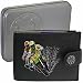 Produktbild Motocross Twin Riders Motocross Zwei Fahrräder und Reiter Klassek Herren Geldbörse Portemonnaie Brieftasche Moto Auto Sport aus echtem Leder schwarz Geschenk Präsent mit Metall Box