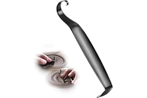 EROFORMOS Versatile Pottery Trimming Tools, Sharpened Pottery Tool for Potter, Quality Double Ended Clay Trimming Tool Ceramics 1 Piece Black