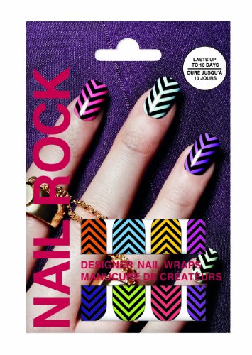 Nail Rock Designer Nail Wraps Chevrons