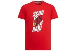 Ferrari Tshirt Graphic Scuderia Officiel Team F1 Officiel Formule 1