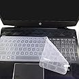 RAYA Silicone Keyboard Cover for HP Pavilion 15 [ 15s-fy 15s-fq 15s-eq ] Series laptops | Also fit for HP Pavilion 15 [15-dk 15-ec ] Series Gaming Laptops (Transparent)