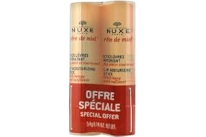 Nuxe Rêve de Miel Stick Lèvres Hydratant au Miel de Tournesol Lot de 2 x 4 g