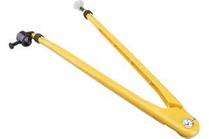 EXCEART Grand Compas Pédagogique En Plastique 46 Cm Pour Dessin Et Mesure Avec Ventouse Compatible Craie Et Marqueur Outil D'Enseignement Pratique