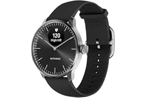 Withings ScanWatch Light – Montre Intelligente Hybride, Suivi de la fréquence Cardiaque, Suivi de Fitness, Suivi de vélo, Suivi du Sommeil