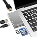 Produktbild Teepao Aluminium-USB-C-Hub 5 in 1 Typ C-Adapter mit 4 K HDMI-Ausgang, 3.1 bidirektionaler Ladeanschluss, USB 3.0 und Micro SD/TF-Kartenleser für MacBook Pro 2016 und 2017