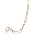Yellow Chimes Nose Pin for Women Gold-Plated White and Pink AD Studded Nose Pins for Women and Girls…