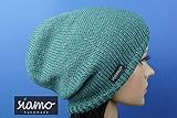  Beanie MITTENWALD Unisex seetang (grün) aus Merino-Mix Mütze von siamo-handmade