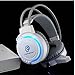 Price comparison product image MEILI G502 Gamma Gaming Headset Vibration Cool Lighting Headset Headset Microphone Microphone USB Socket,White