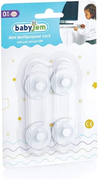 Babyjem Mini Çok Amaçlı Kilit 2 Adet Çok Renkli 8699203310591