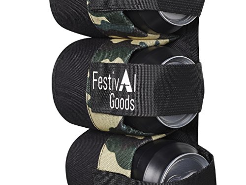 FestivalGoods – Bier Holster für 12 x 0,33l Dosen | Optimal für Festivals, Partys und Junggesellenenabschiede - 4