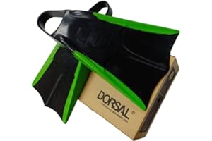 DORSAL Bodyboard Floating Swimfins (Flippers) 5-6 Black/Green