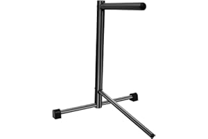 Begona Bike Repair Stand Bicycle Floor Stand for Maintenance, Detachable Parking Support Tools for Mountain Road Bikes, Black