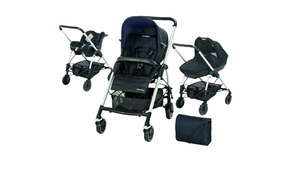 Bebe Confort Modular Trio Streety Plus Pushchair Total Black Amazon Co Uk Baby Products