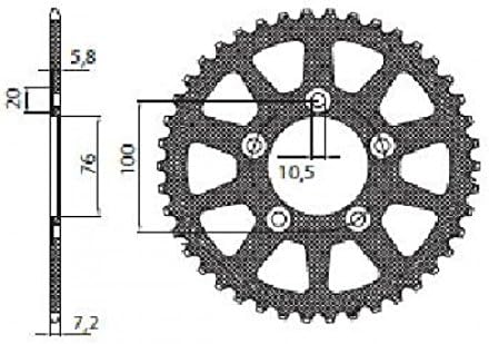 5-4216-41 Rear Sprocket/41 Teeth Chain Size... – Sunstar Sprockets 12111785