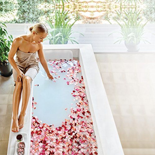 Azure Badewannenmatte von Blue Coast Collection! Premium Antirutsch Badewanneneinlage für Dusch und Badewanne, mit Netz-Technologie und weichen. Verhindert Schimmel und Pilze. Mit Badeschlappen! - 4