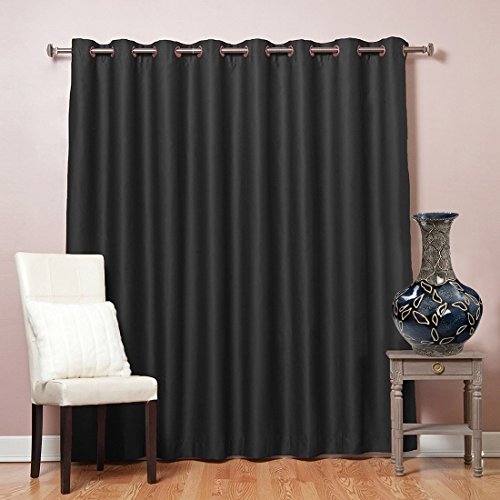 Preisvergleich Produktbild zhihong breiter Verdunkelungsvorhang (wärmeisolierend – Antik Bronze Tülle Top, 1 Panel