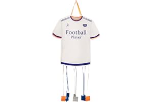 OH YEAH - Piñata Camiseta de Fútbol Cumpleaños Grande 48 x 50 cm - Decoración Fiestas Infantiles - Piñatas Grandes para Rellenar - Juguetes y Chuches - FÁCIL DE RELLENAR