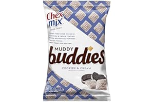 Chex Mix Muddy Buddies Cookies & Cream - 2 x 297g Bags | Classic American Snacks (Import)