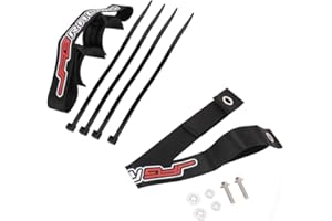 JFG RACING Cinghia di salvataggio posteriore e anteriore per motocicletta per 250XCFW 350EXCF/SXF/XCF/XCFW 400XCW 450SMR/EXC/EXCF/SXF/XCF/XCW/XCWSD 50SXF 50XCWCE 500EXCF 505SXF/XCF 530EXC/XCWSD