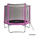 Produktbild Gartentrampolin Trampolin mit Sicherheitsnetz Leiter Randabdeckung (Ø 244cm:, Pink)