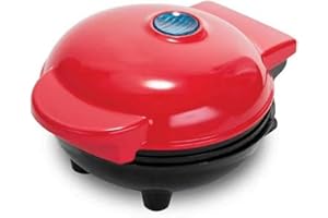 KEYOU Waffeleisen Mini Waffeleisen Edelstahl Waffeleisen Pfannkuchen Kekse Snacks Serie Klassisches Waffeleisen Ideal für Kindergeburtstage, Familienfeiern, Ostern oder Weihnachten