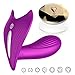 Produktbild Tragbar Auflegevibrator Butterfly Vibrator mit G Punkt- Stimulator und Klitorisstimulator Vagina Vibrator mit Orgasmus Garantie drahtlose Fernbedienung 100% wasserdicht