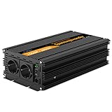 inversor 12v para 220v onda pura Es ideal para viajes en barco, camping, caravana, coche, poder trabajar donde no hay electricidad, basta con conectar el inversor de la energía con una batería y luego conectarse a los aparatos electricos.Transformador de voltage con proteccion anti-corto circuitos, que convierte la energia de entrada en onda sinusoidal pura.