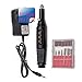 JZK® Professional Pen Shape Electric False Nail Art File Drill Manicure Pedicure Machine Tool Set (UK Location) (Black)