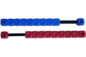 CALCIO BALILLA VARI Calcio Balilla Coppia di segnapunti a Dieci (10) cubetti Colori Rosso e Blu, da installare sugli opposti Lati Corti del Campo (Lato Portiere)