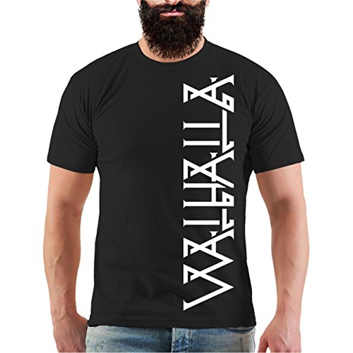 Life Is Pain Männer und Herren T-Shirt Wotansknoten Thors Hammer (mit Rückendruck) Größe S - 8XL Life Is Pain Männer und Herren T-Shirt Wotansknoten Thors Hammer (mit Rückendruck) Größe S - 8XL