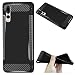 Produktbild Huawei P20 Plus Hülle, Huawei P20 Plus Ultra Slim Schale, BakaCase Pure Farbe Serie Schlankes weiches TPU Gummi Gel Skin Cover Schutzhülle Kompatibel für Huawei P20 Plus Schwarz