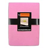 Tony's Textiles Jersey Fitted Sheet Pink - Single