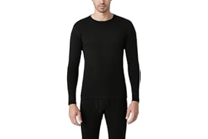 LAPASA Haut Thermique Homme Laine Mérinos 100% Naturelle Maillot de Corps Manches Longues Sport/Montagne/Quotidien Hiver M29/M67