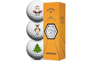 GENERISCH Callaway Warbird Golfbälle – 3er-Pack, Weiß, Polybutadien, 3 Stück à 3 Golfbälle, 1 Packung
