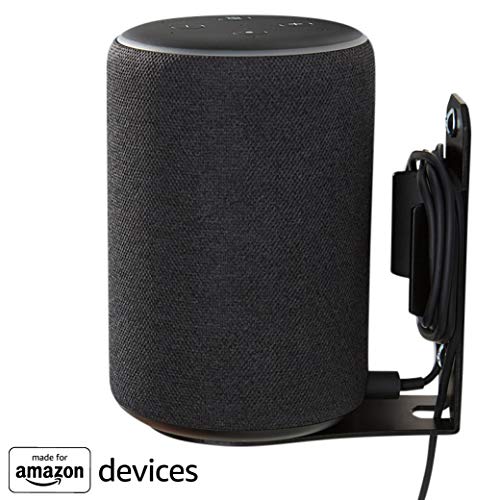 Support mural « Made for Amazon » pour l'Echo Plus (2ème génération) et l'Echo (3ème génération) - Noir