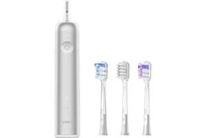 Laifen Wave elektryczna szczoteczka do zębów, oscylacja i wibracja, elektryczna szczoteczka do zębów dla dorosłych z 3 głowicami, wodoszczelna IPX7, magnetyczna szczoteczka do zębów do wielokrotnego