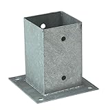 Dimensiones (interior, exterior, grosor): 91 x 91 x 150 mm, 150 x 150 mm, 2 mm