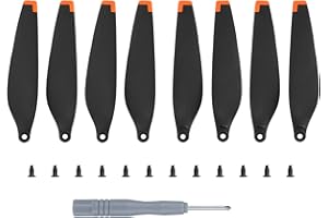 ZJRXM Lot de 8 hélices silencieuses pour drone DJI Mini 3 - Pièce de rechange pour drone DJI Mini 3