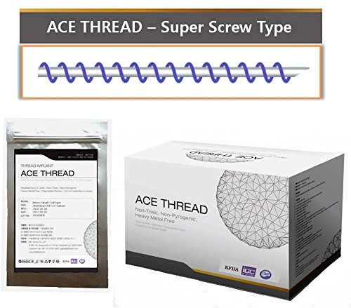ACE PDO thread lift KOREA face/whole body - Super Screw Type (100pcs) (29G50)