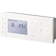 Danfoss 087N785400 TPOne Wireless Room Thermostat & RX1-S Single Channel Receiver, White