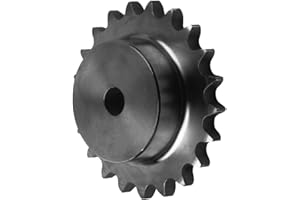 CMW - Pignon pré alésé - Acier - Simple denture - 08B1-15 dents - Pas de 12,7 mm avec alésage de 10 mm