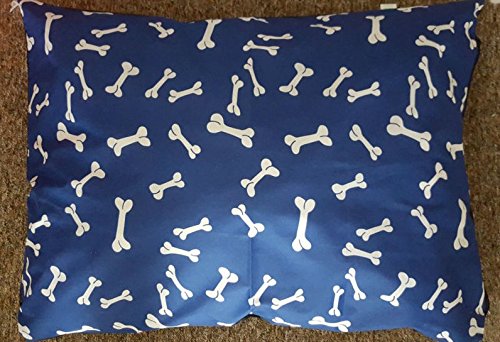 Luxury-LARGE-37-x-27-Dog-Pet-Bed-FILLED-Cushions-Pillows-POLY-COTTON-Stuff-Washable-Cover-with-Removable-ZIP-RANDOM-COLORS-NEW