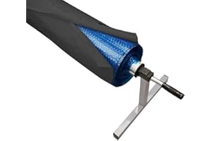 JAWSEU Cubierta para Enrollador de Lona de Piscina - Protectora con Cordón, Resistente al Agua y Polvo - Funda para Sistema de Lonas